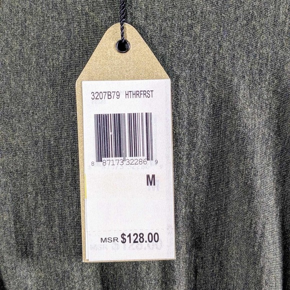 NWT Leon Max | Heather Forest Wool-Blend Draped-Back Tunic - M - Picture 9 of 10